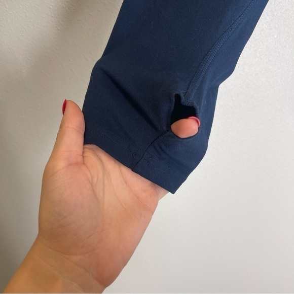 Mountain Hardwear 1/4 Zip Performance Pullover Long Sleeves Size L Men’s Blue - Picture 3 of 11